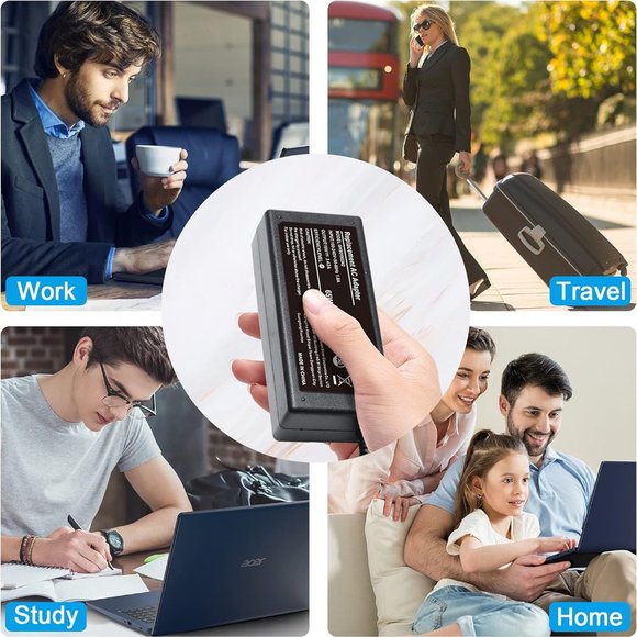 135W AC Adapter replacement for model #SK90B190710 - Picture 2 of 13